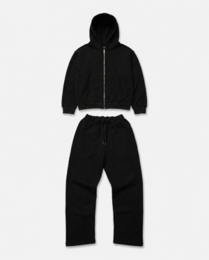 zip up hoodie & jogger set – essential streetwear