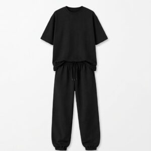 Home oversized t shirt & jogger set – everyday essential